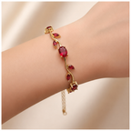Luxury Colorful Crystal Vine Bracelet