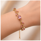 Luxury Colorful Crystal Vine Bracelet