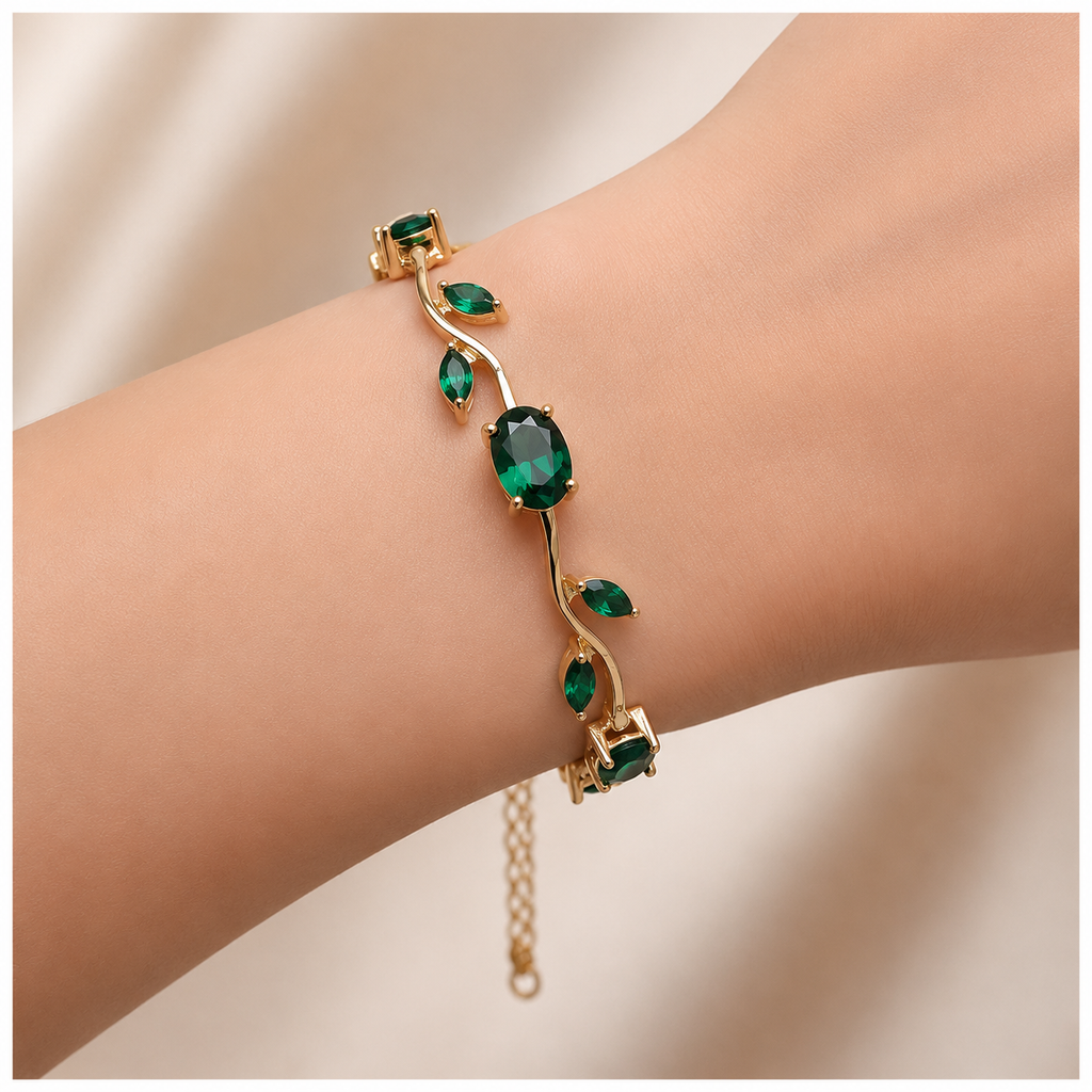 Luxury Colorful Crystal Vine Bracelet