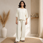 Elegant Ivory Co-Ord Set