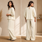 Elegant Ivory Co-Ord Set