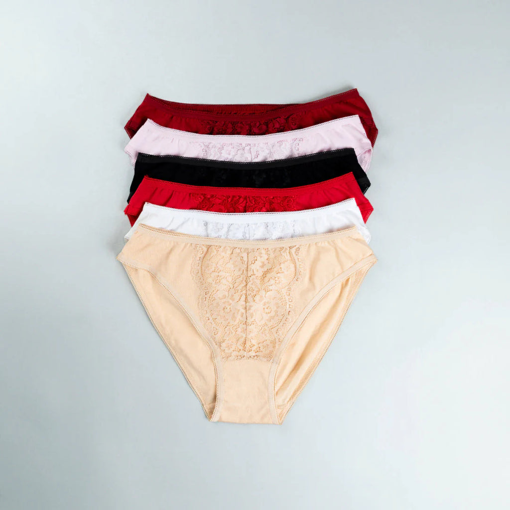 Lace Cotton Panty for Women