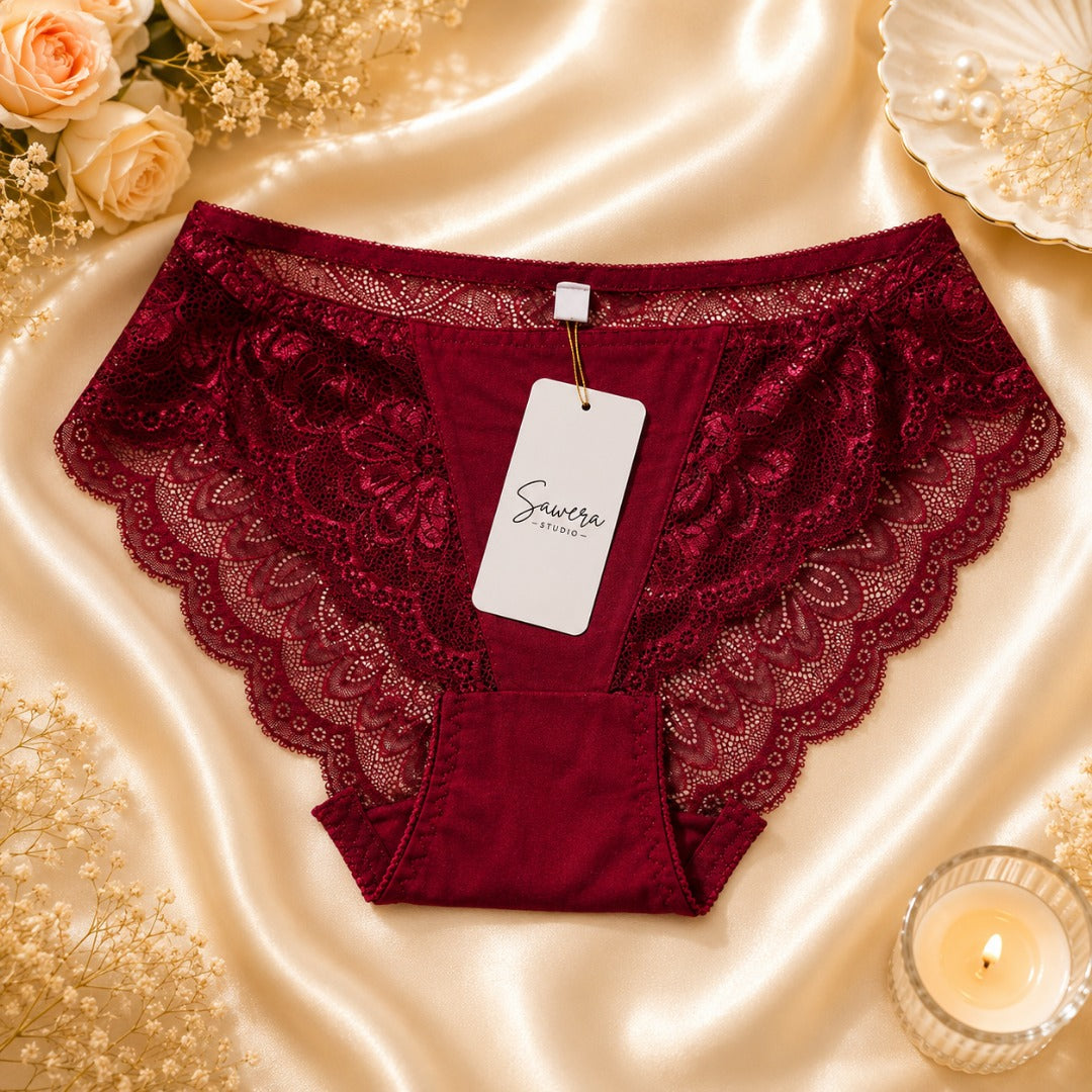 Luxury Floral Lace Panty Collection