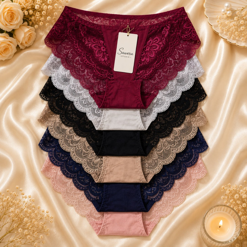 Luxury Floral Lace Panty Collection