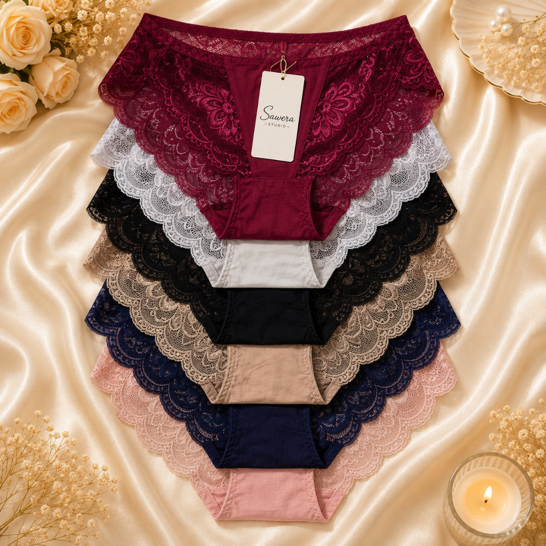 Luxury Floral Lace Panty Collection