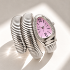 Luxury Gold Serpentine Bracelet Watch for Women