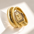 Luxury Gold Serpentine Bracelet Watch for Women
