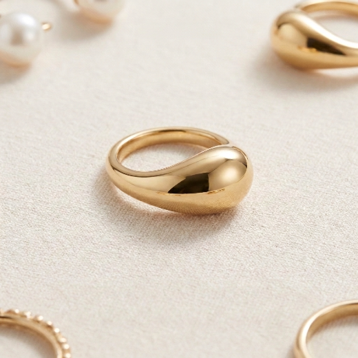 Premium Stainless Steel Minimalist Statement Ring